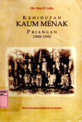 Kehidupan Kaum Menak : Priangan 1800-1942